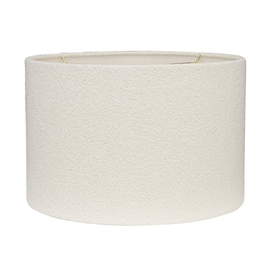 Essex Table Drum Shade - White Boucle