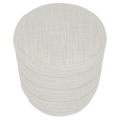 Demi Stool - Off White Linen