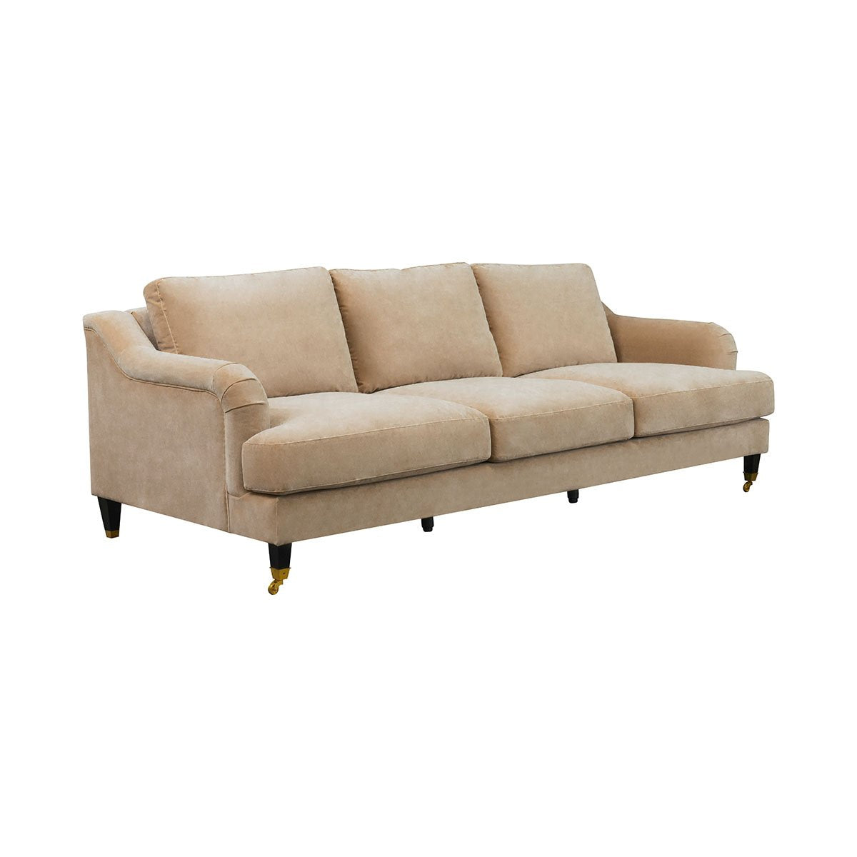Aerin 3 Seater Sofa - Taupe Velvet