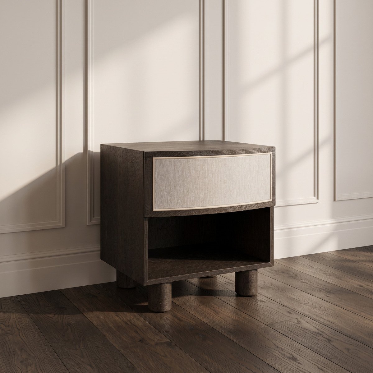 Bessie 55x56cm 1 Drawer Bedside Table