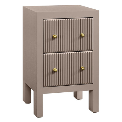 Ariana 40x65cm Bedside Table - Taupe