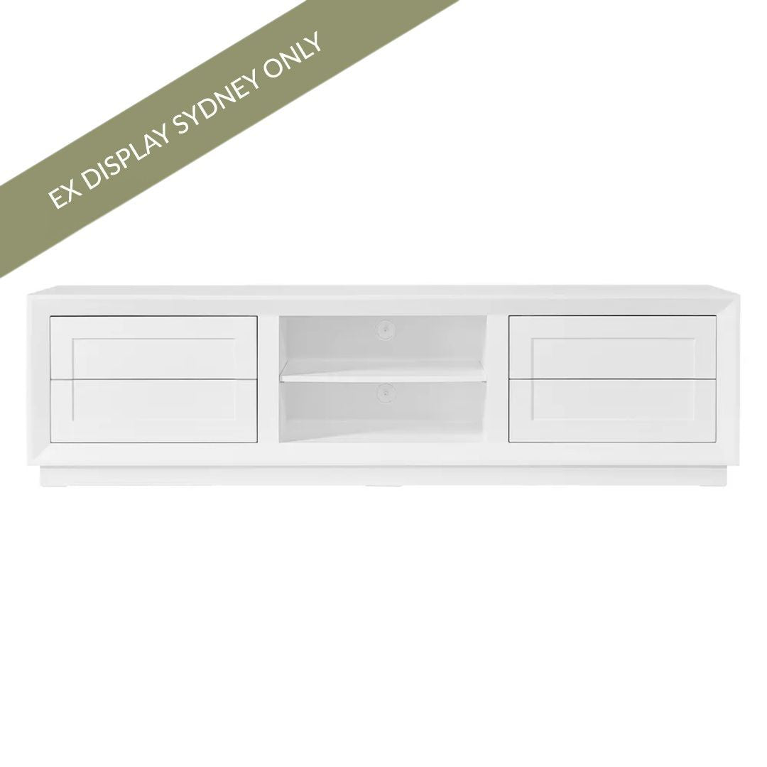 Balmain Entertainment Unit - White - OUTLET NSW