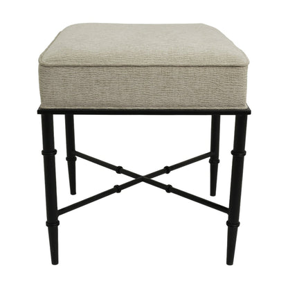 Hacienda Black Iron Stool - Wheat - OUTLET NSW