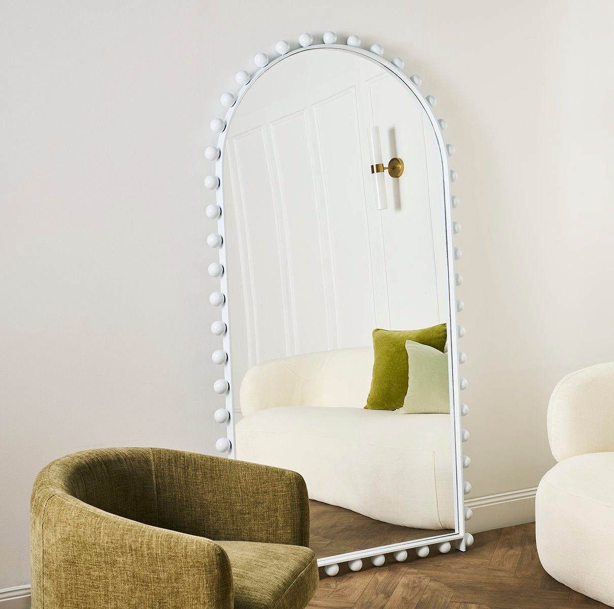 Birchgrove 105x197cm Floor Mirror - White