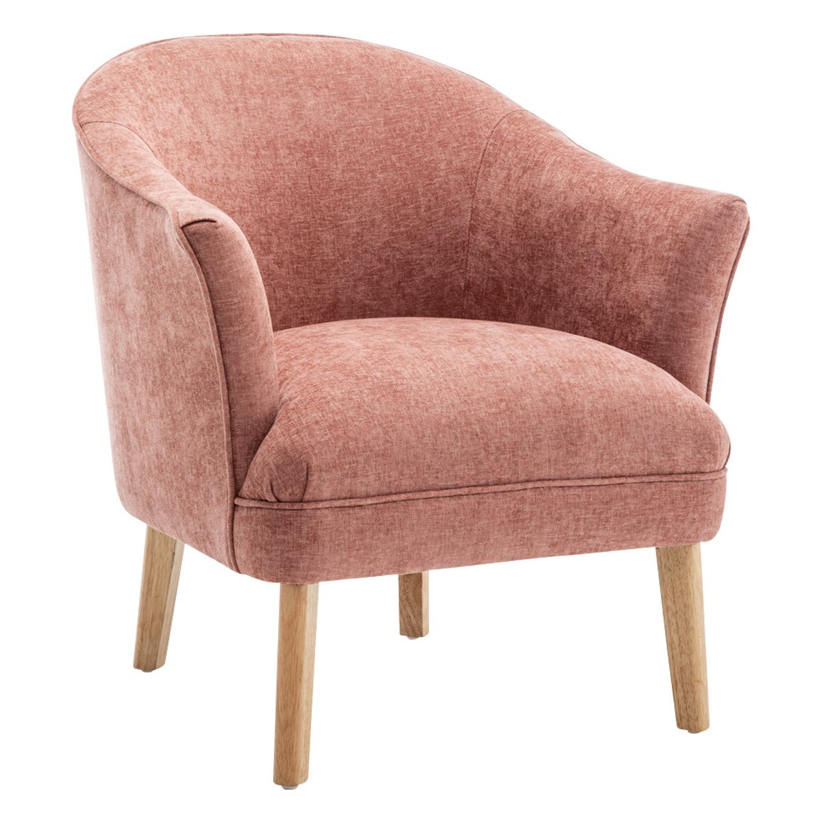 Elsa Arm Chair - Coral Chenille