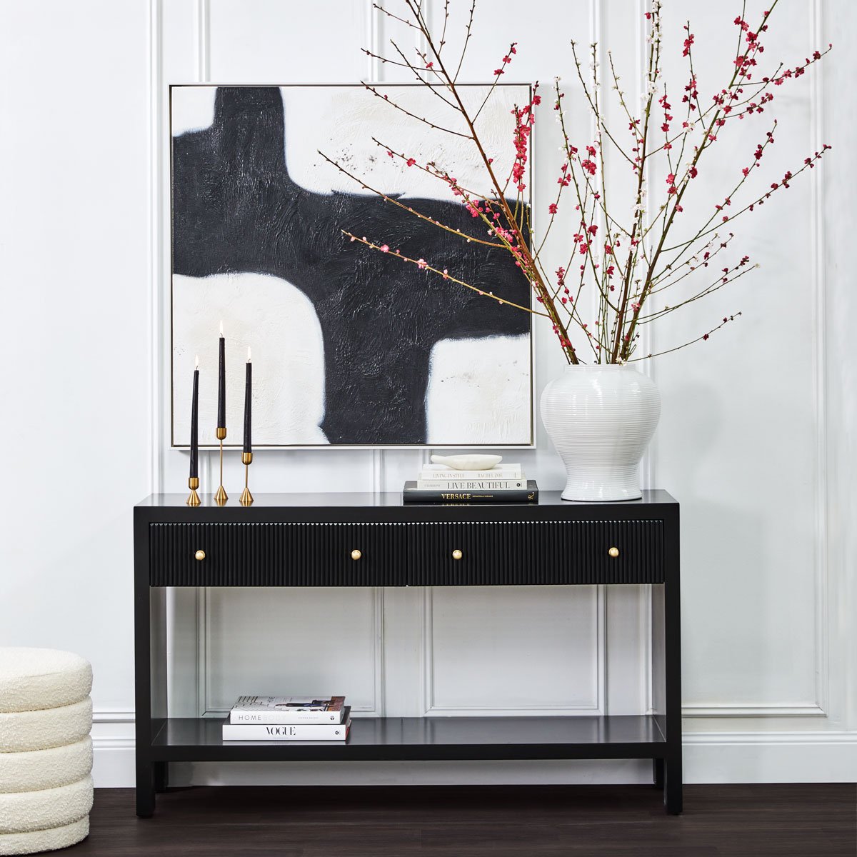 Ariana 140cm Console Table - Black
