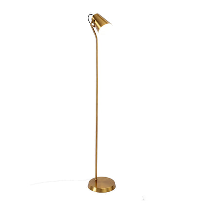 Janus Floor Lamp - Antique Brass