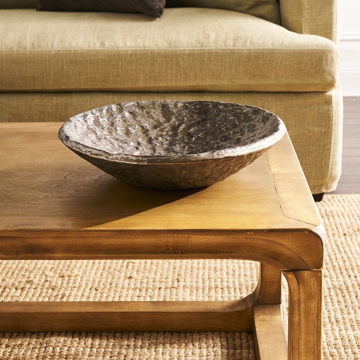 Fern Porcelain Bowl - Pewter