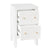 Ariana Bedside Table - Petite White