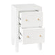Ariana Bedside Table - Petite White