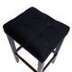 Canyon Black Bar Stool - Black Cotton