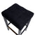 Canyon Black Kitchen Stool - Black Cotton