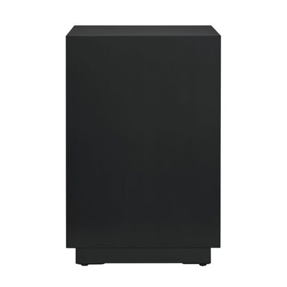 Balmain 40x65cm Bedside Table - Black