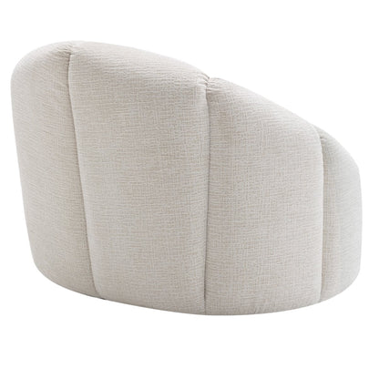 Avalon Swivel Occasional Chair - Cream Chenille