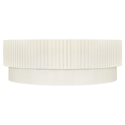 Avery Round Coffee Table - Ivory