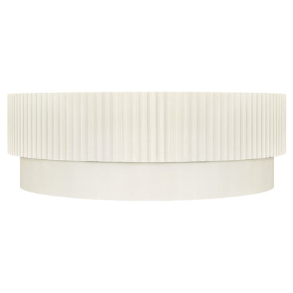 Avery Round Coffee Table - Ivory