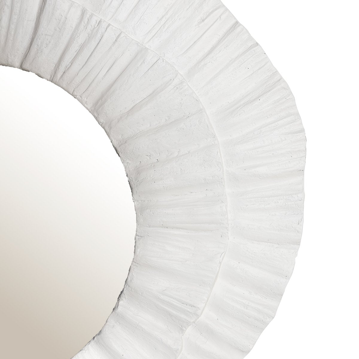Corfu 108x102cm Wall Mirror - White