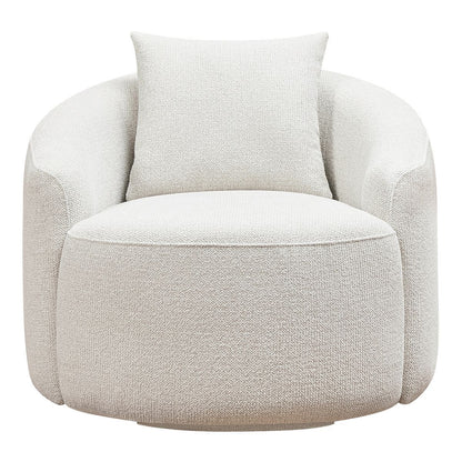 Kira Swivel Arm Chair - Speckle Ecru