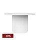 Arlo Round Dining Table - 1.2m White