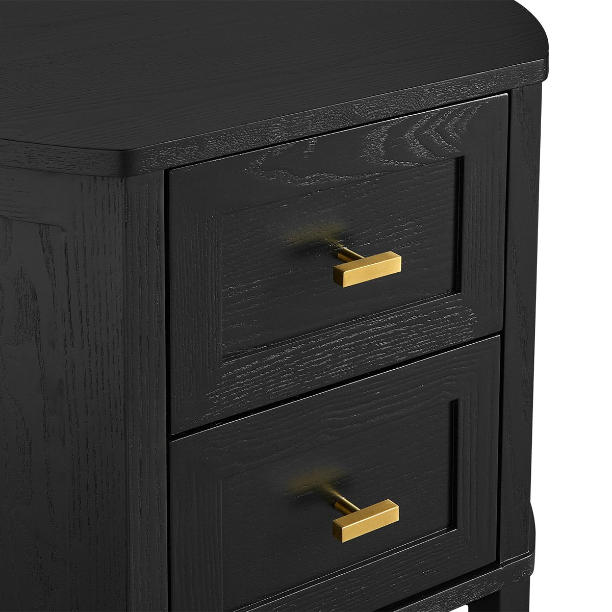 Theodore Bedside Table - Small Black
