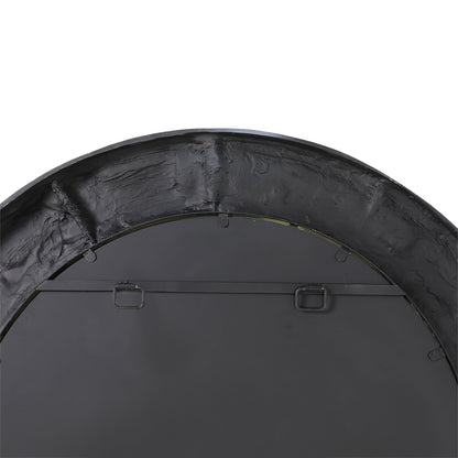 Dunbar Round Wall Mirror - White