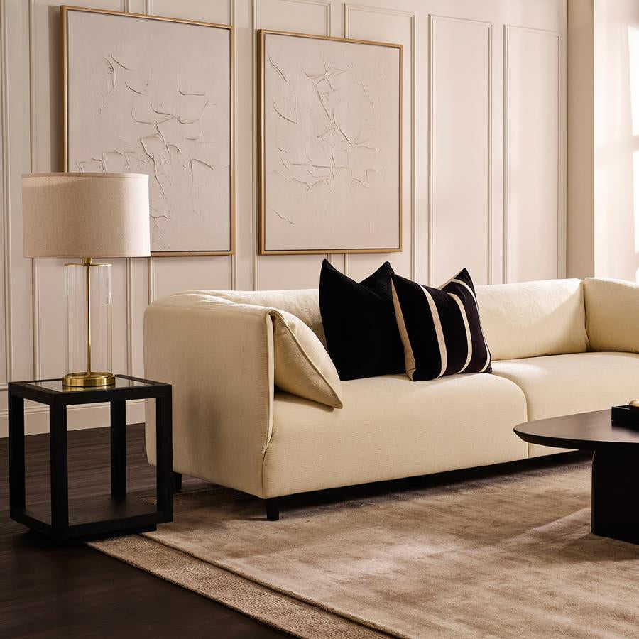 Sadie Oak Square Side Table - Large Black