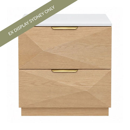 Bijou 60x60cm Bedside Table - OUTLET NSW