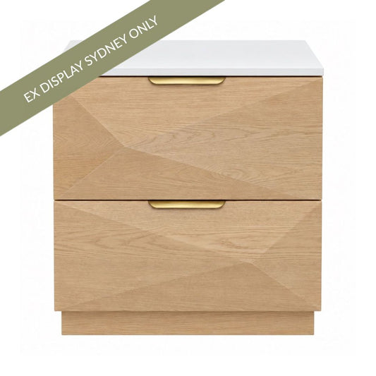 Bijou 60x60cm Bedside Table - OUTLET NSW