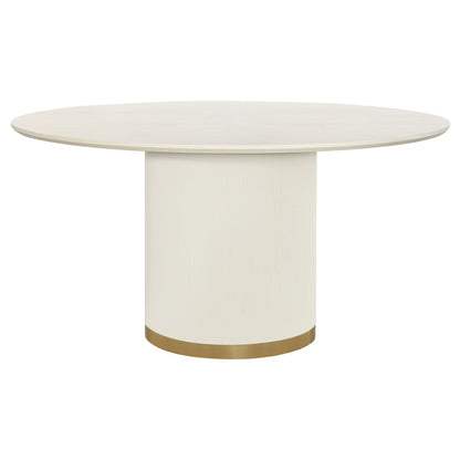Eli Round Dining Table - 1.5m Ivory