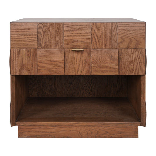 Desmond 57x51cm 1 Drawer Bedside Table