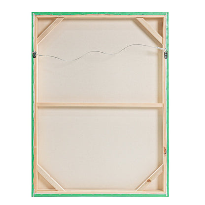 Green Budgie Enhanced Canvas Print