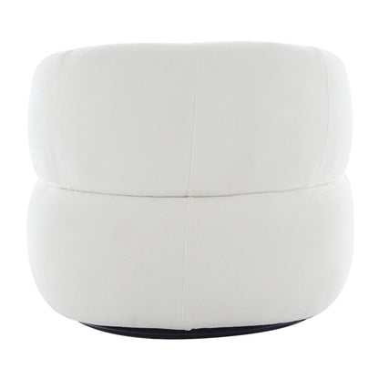 Greenwich Swivel Occasional Chair - Ivory Chenille