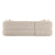 Greenwich 3 Seater Sofa w Left Chaise - Natural Chenille