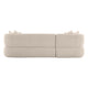Greenwich 3 Seater Sofa w Left Chaise - Natural Chenille