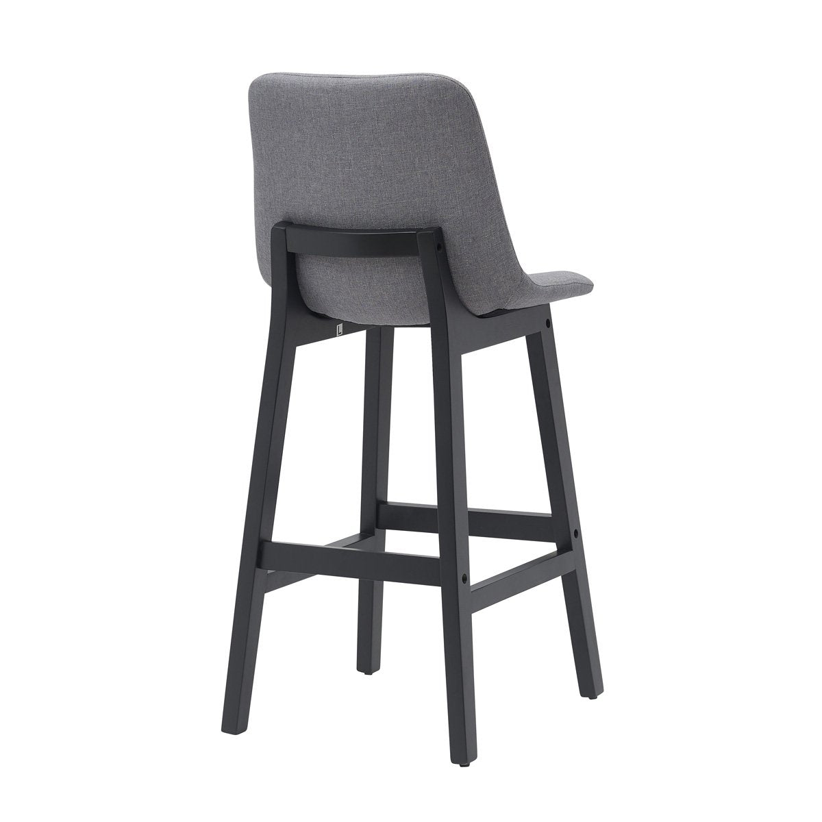 Jermaine Bar Stool Set of 2 - Stone Grey - OUTLET NSW