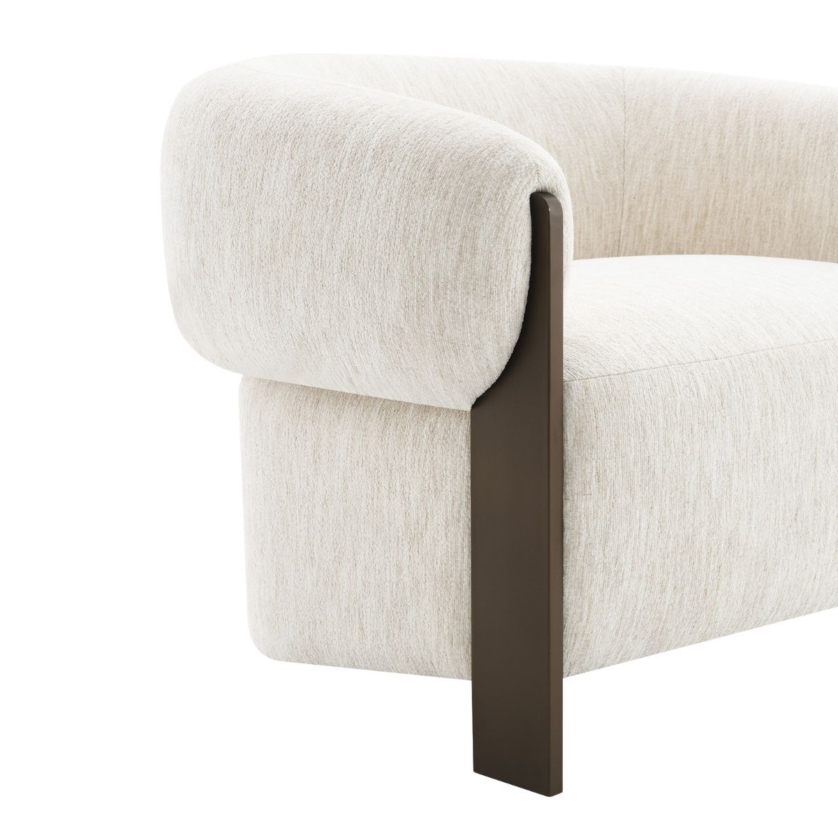Napa Arm Chair - Ivory Chenille