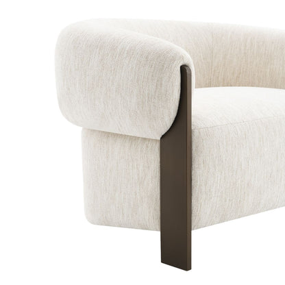 Napa Arm Chair - Ivory Chenille