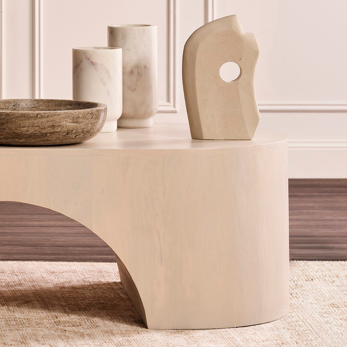 Aries Marble Vase - Small White