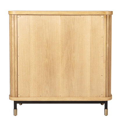 Sophia 96cm Oak 3 Drawer Chest - Natural