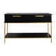 Aimee Console Table - Small Black