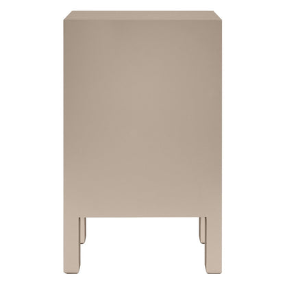 Ariana 40x65cm Bedside Table - Beige