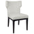 Ashton Black Dining Chair Set of 2  - Natural Linen