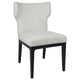 Ashton Black Dining Chair Set of 2  - Natural Linen