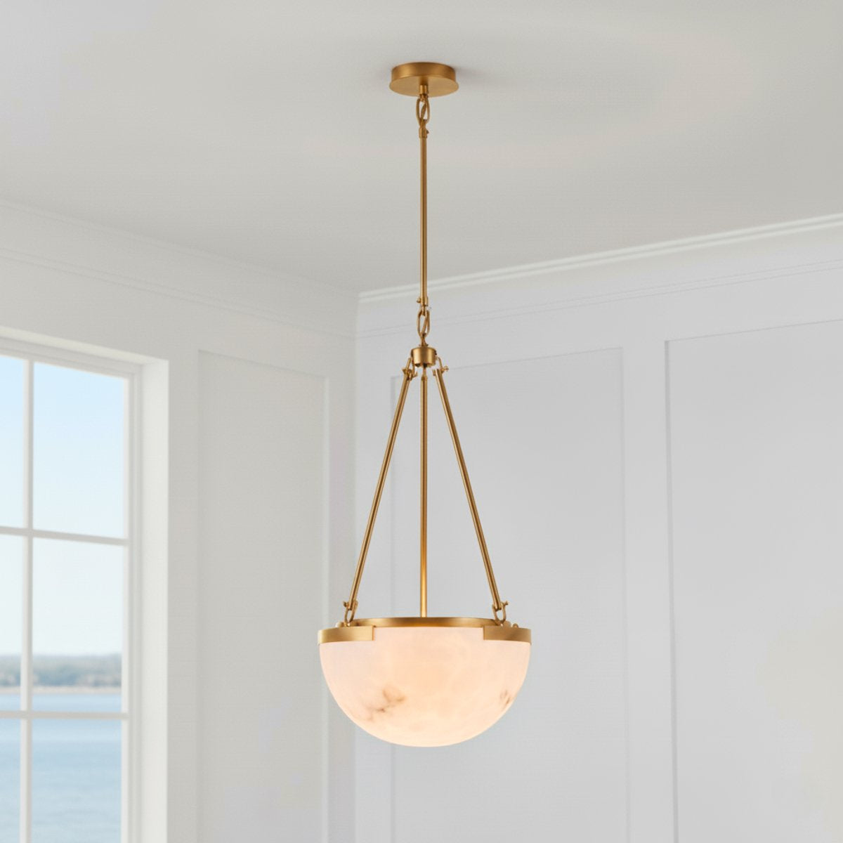 Mishca Pendant - Antique Brass