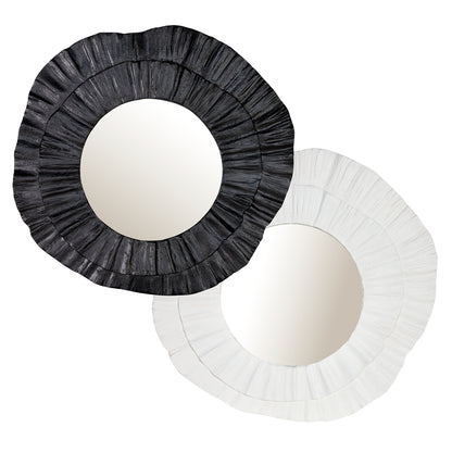 Corfu 108x102cm Wall Mirror - White