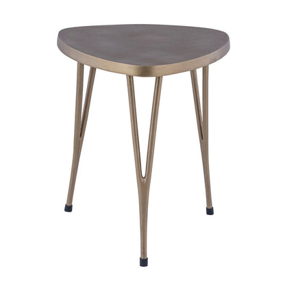 Leila Side Table - Antique Brass