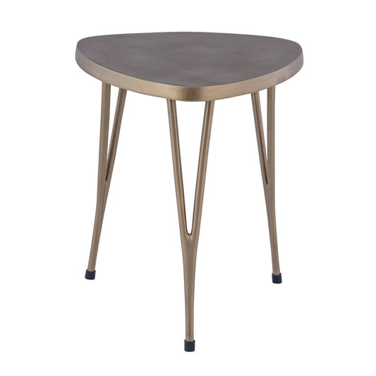 Leila Side Table - Antique Brass