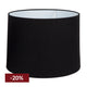 Capella Tapered Shade - Tall Black