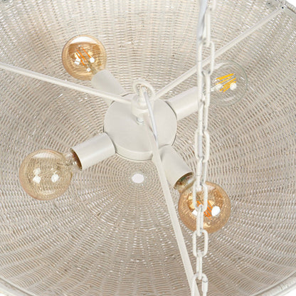 Cali Rattan Pendant - White