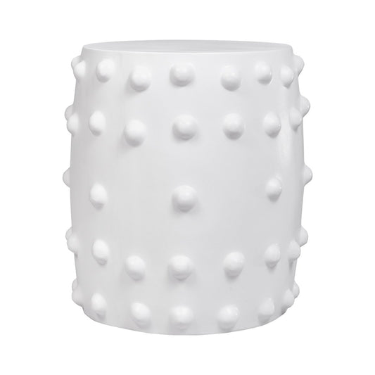 Otto Concrete Stool - White